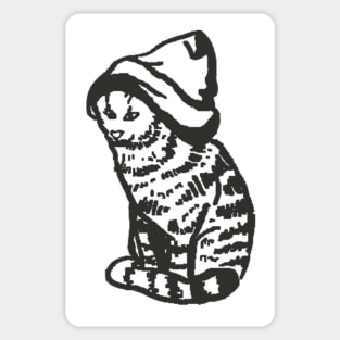 Beanie Cat Sticker